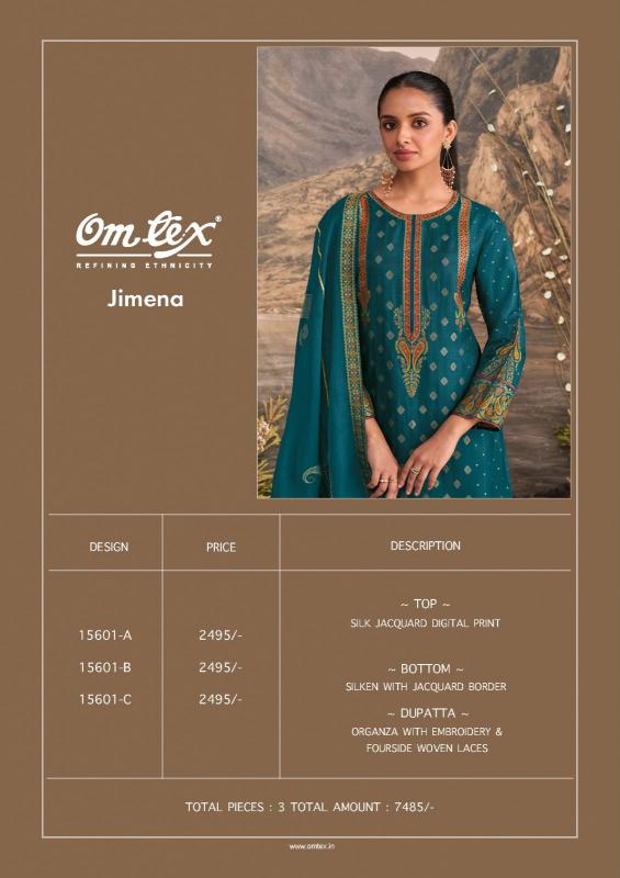 Omtex jimena wholesale ladies dress material in mumbai